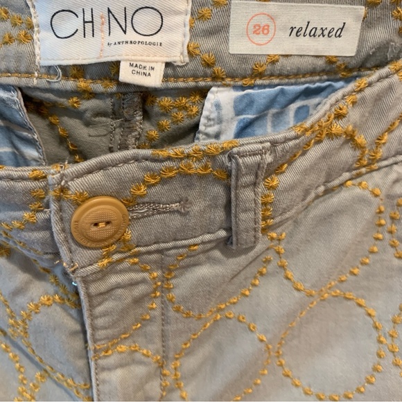 Anthropologie Relaxed Chino /Size 26 - Picture 9 of 12